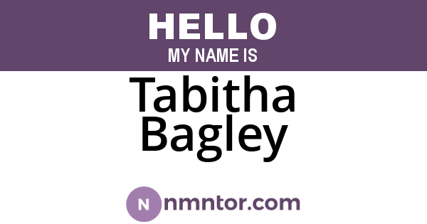 Tabitha Bagley