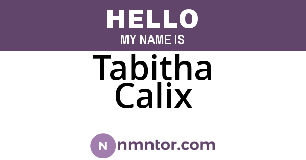 Tabitha Calix