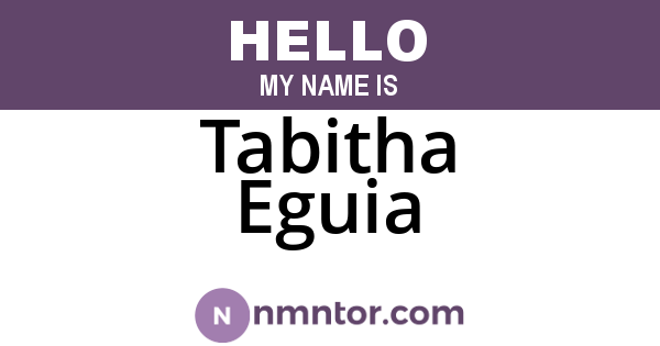 Tabitha Eguia