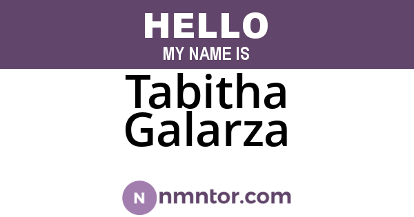 Tabitha Galarza