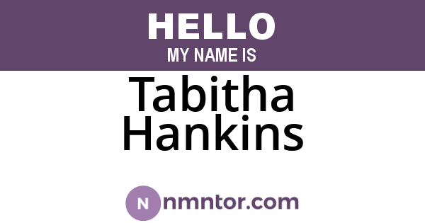 Tabitha Hankins
