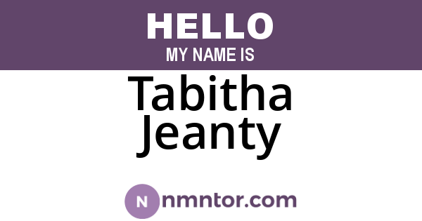 Tabitha Jeanty