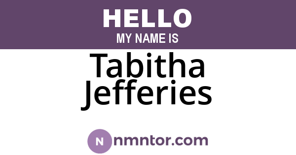 Tabitha Jefferies
