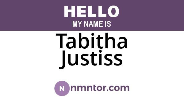 Tabitha Justiss