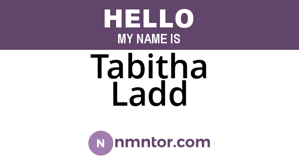 Tabitha Ladd