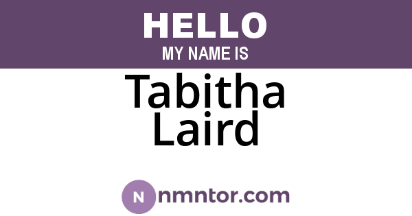 Tabitha Laird