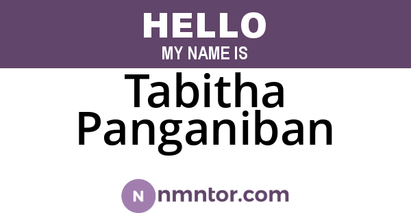 Tabitha Panganiban