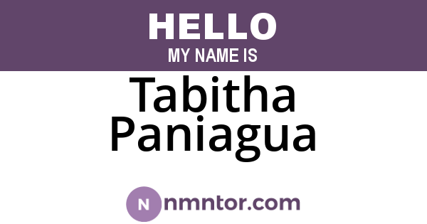 Tabitha Paniagua