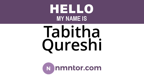 Tabitha Qureshi