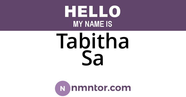 Tabitha Sa