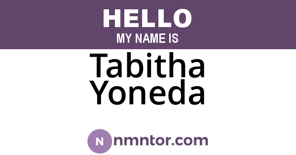 Tabitha Yoneda