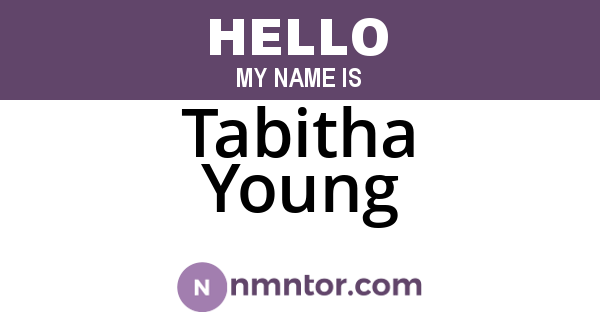 Tabitha Young