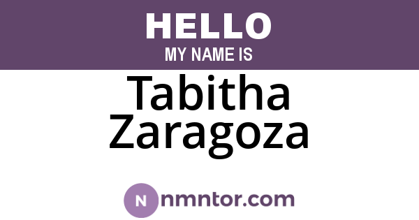 Tabitha Zaragoza