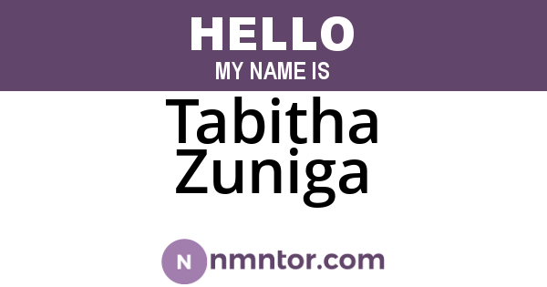 Tabitha Zuniga