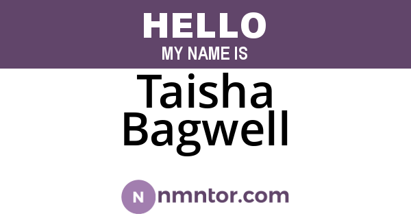 Taisha Bagwell