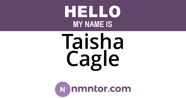 Taisha Cagle