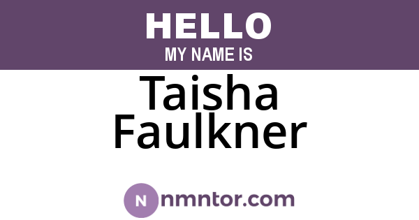 Taisha Faulkner