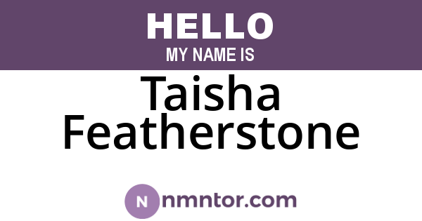 Taisha Featherstone