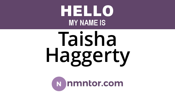 Taisha Haggerty