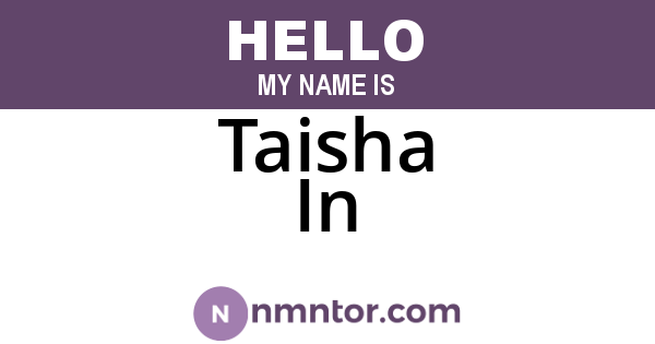 Taisha In