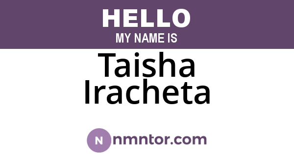 Taisha Iracheta