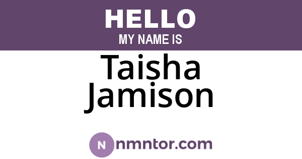 Taisha Jamison