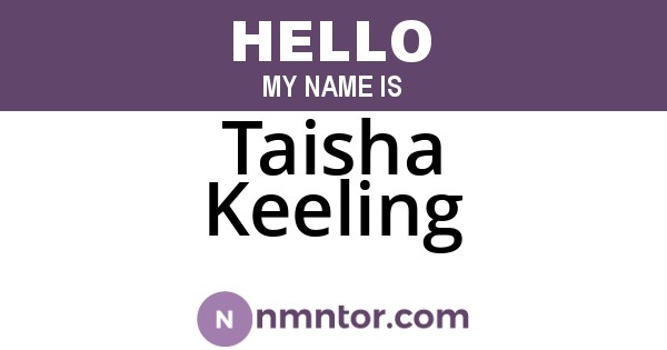 Taisha Keeling