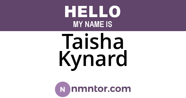 Taisha Kynard