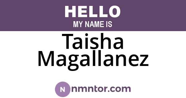 Taisha Magallanez