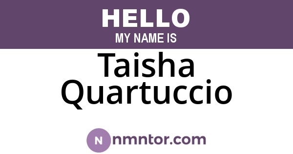 Taisha Quartuccio