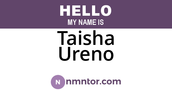 Taisha Ureno