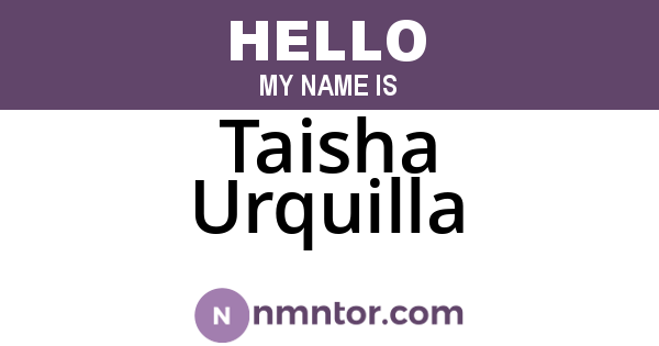 Taisha Urquilla