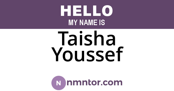 Taisha Youssef