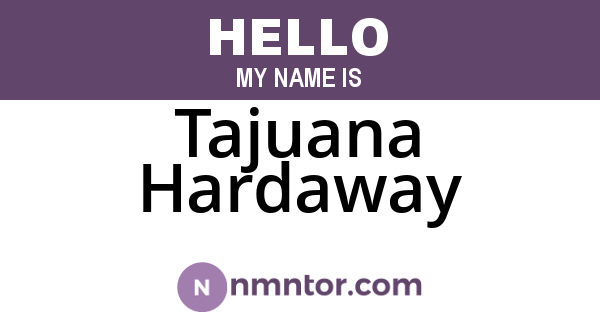Tajuana Hardaway