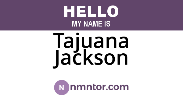 Tajuana Jackson