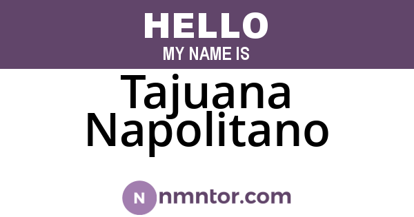 Tajuana Napolitano