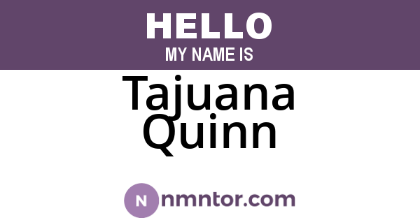 Tajuana Quinn