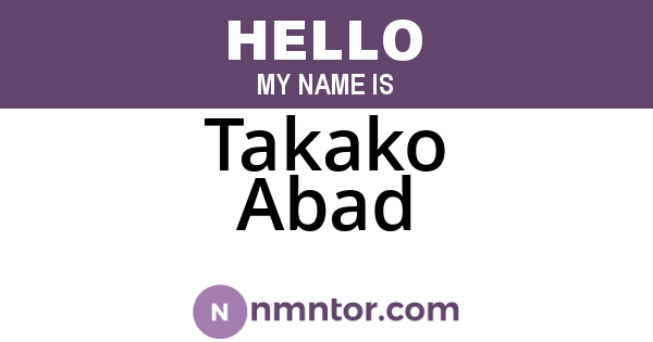 Takako Abad