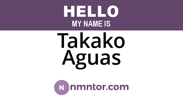 Takako Aguas
