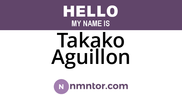 Takako Aguillon
