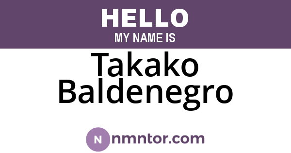 Takako Baldenegro