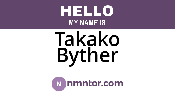 Takako Byther