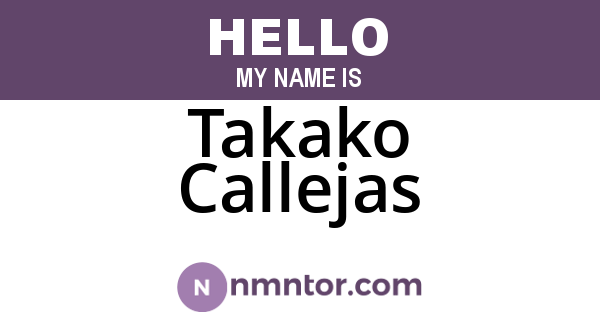 Takako Callejas