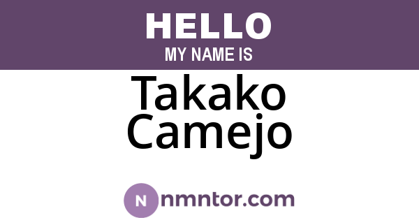 Takako Camejo