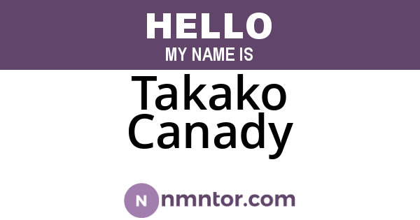 Takako Canady