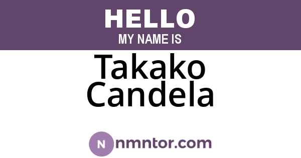 Takako Candela