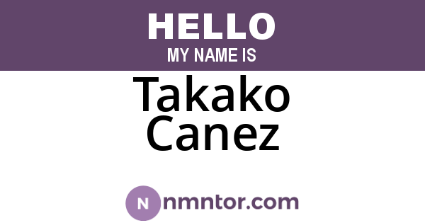 Takako Canez