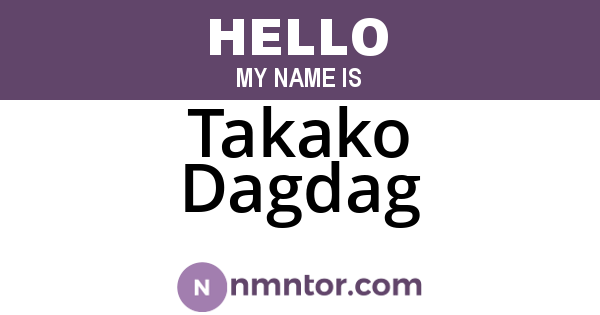 Takako Dagdag