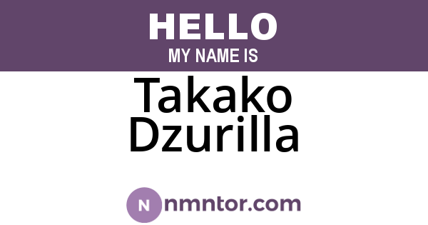 Takako Dzurilla