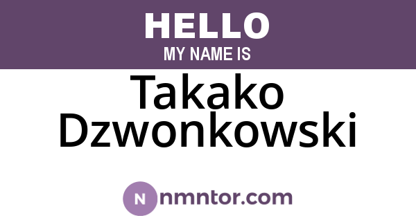Takako Dzwonkowski